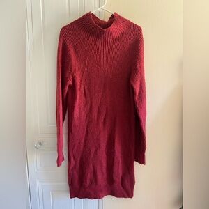 Michael Kors womens‎ XSmall long sleeve midi sweater dress oversized fall winter